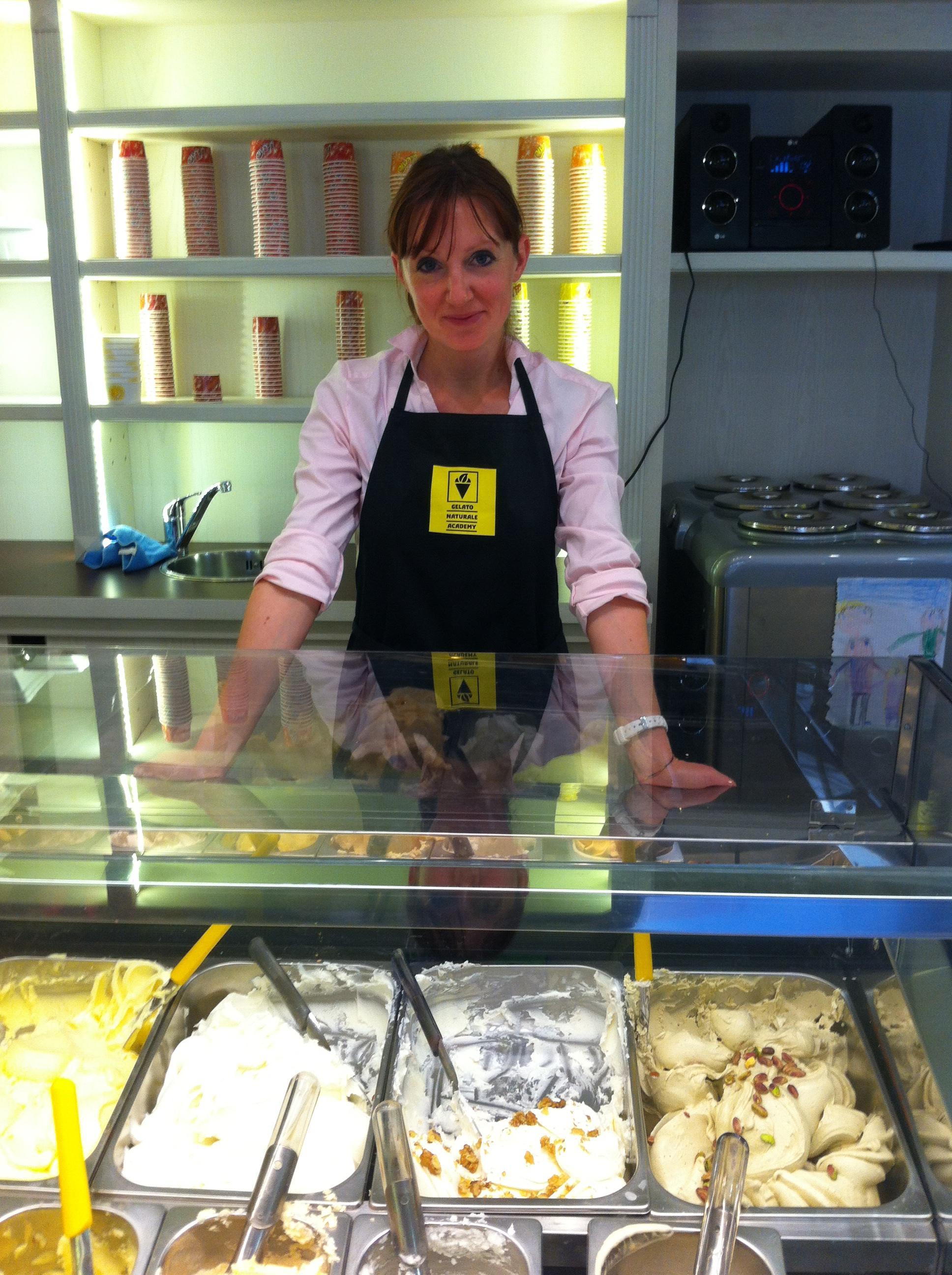 La gelataia Debora Scatizzi