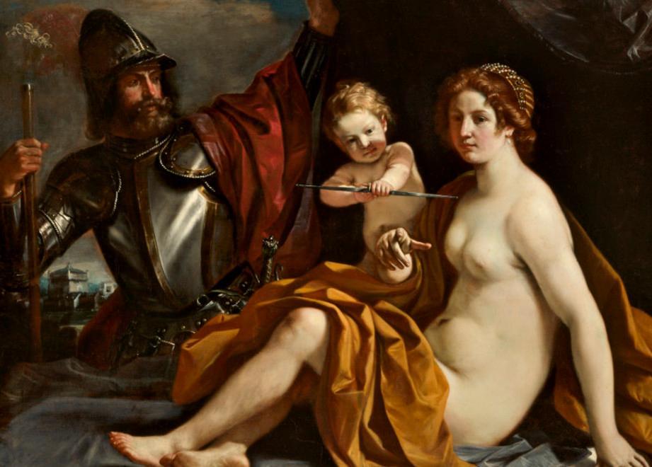 “Venere, Marte e Amore” un capolavoro del Guercino