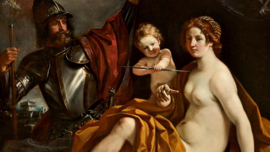 “Venere, Marte e Amore” un capolavoro del Guercino