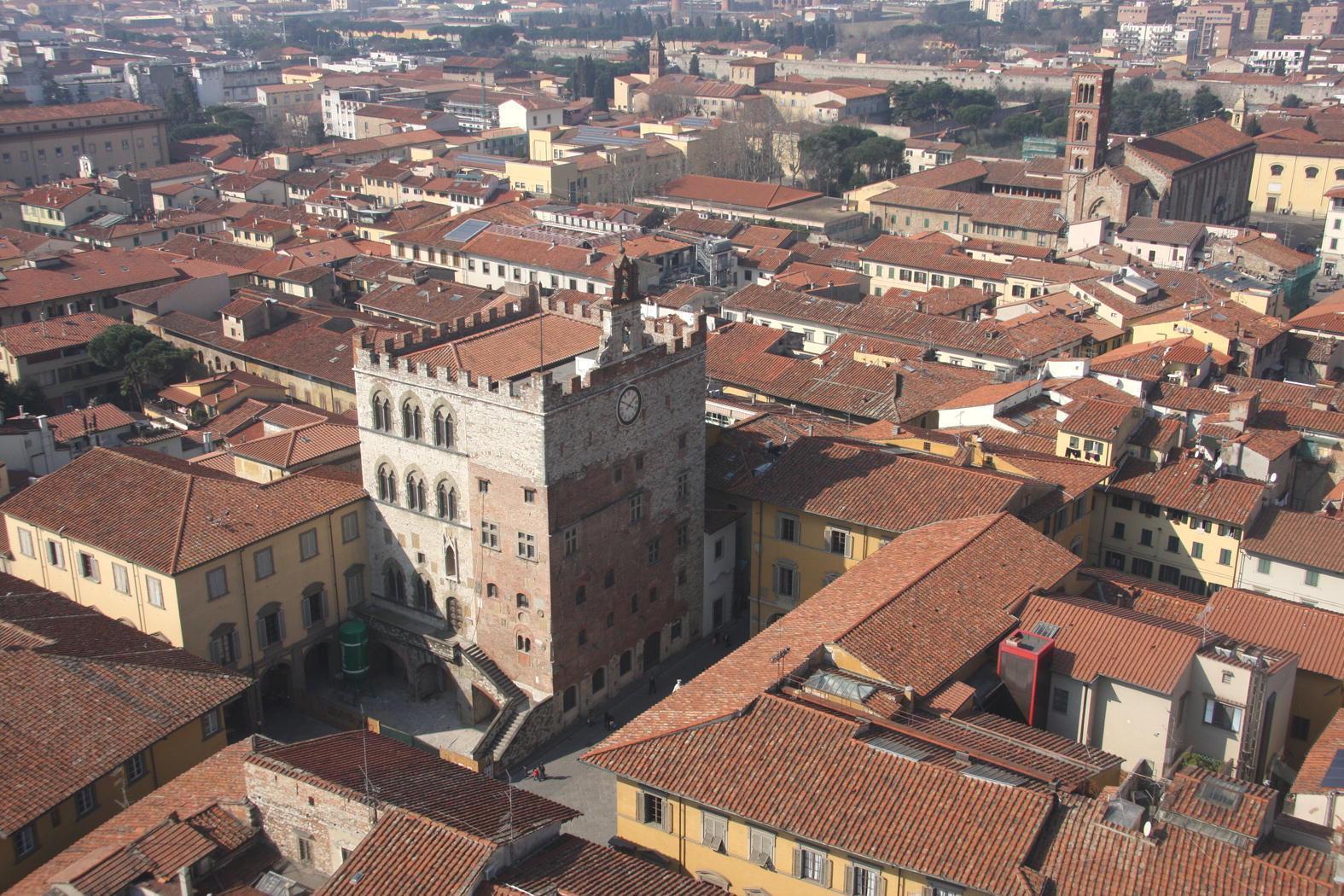 Veduta aerea del Palazzo Pretorio 