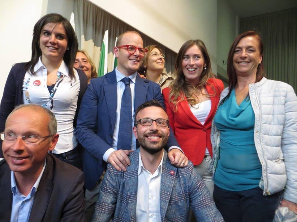 Il ministro Boschi con i candidati pisani