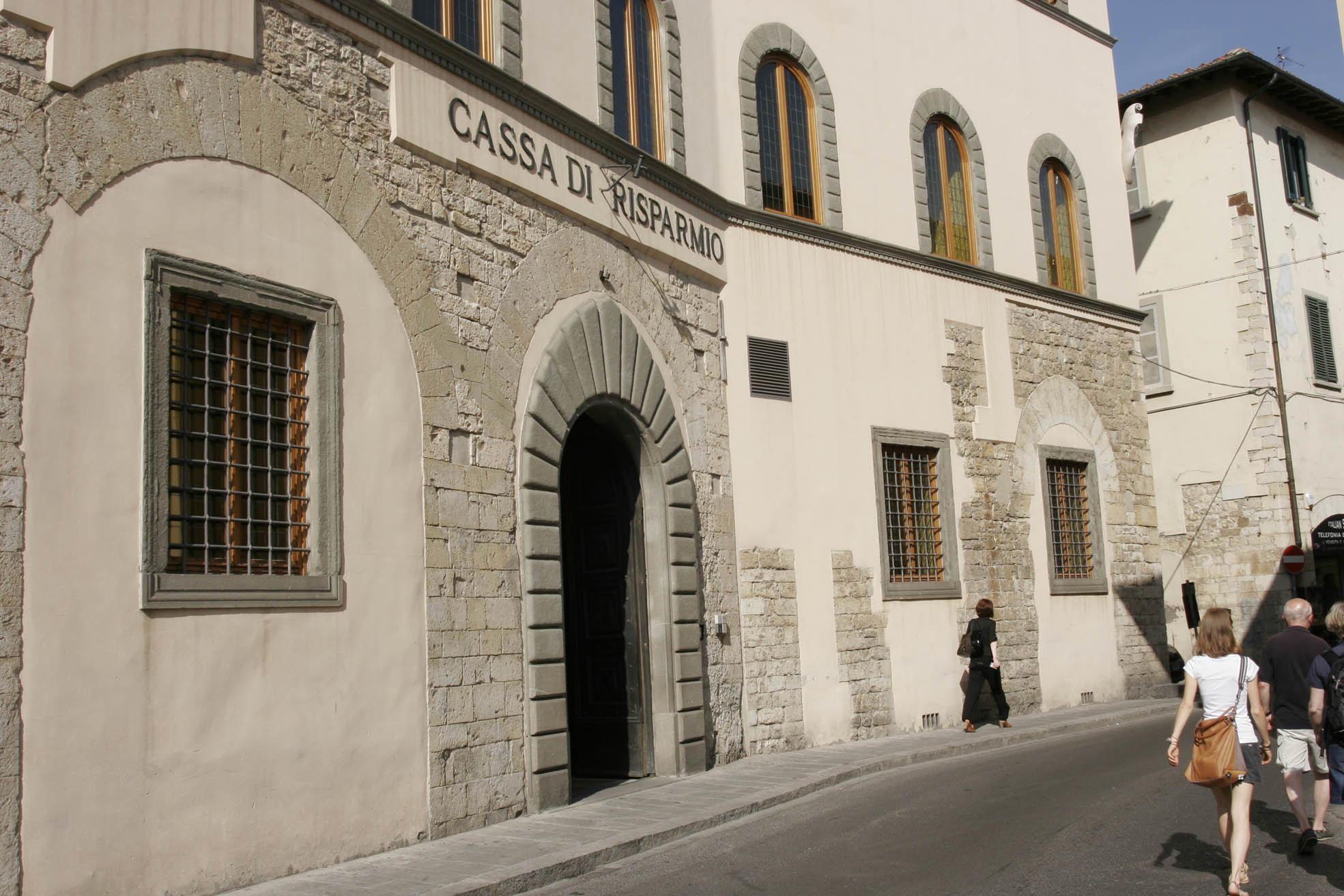 La sede storica della CariPrato, ora Banca popolare di Vicenza