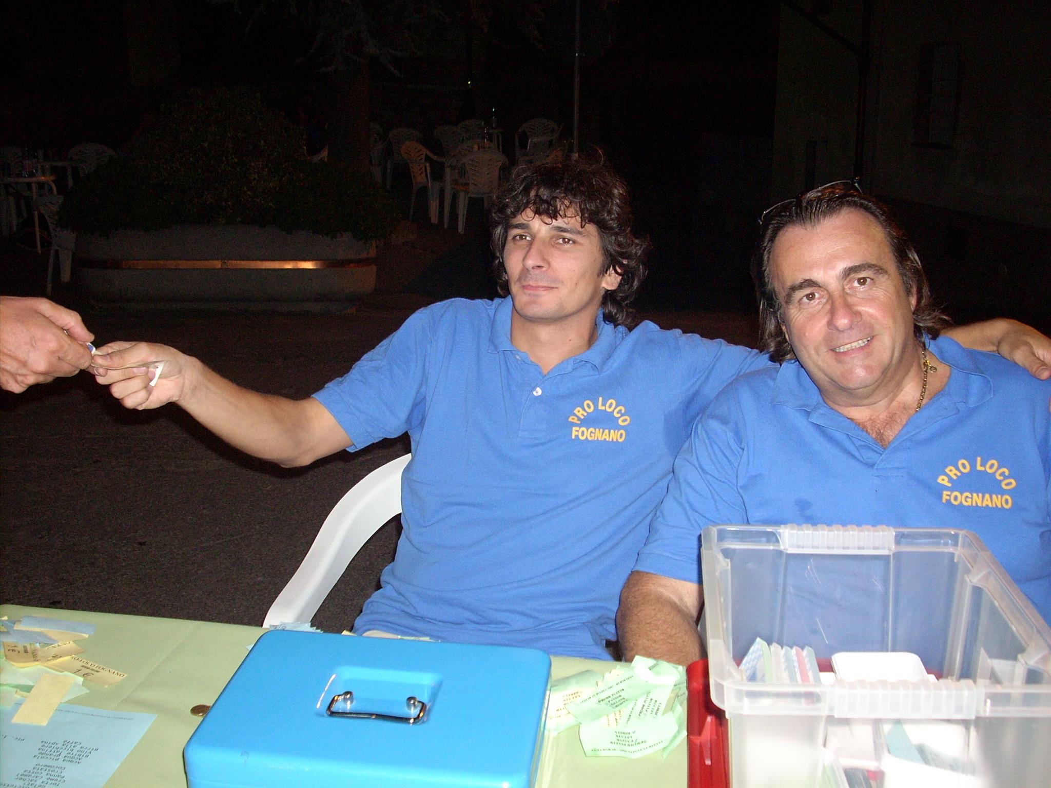 A destra Marco Ciampi, presidente della Proloco di Fognano