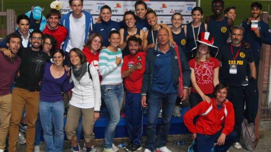 Campionati universitari Pisa, terzo posto assoluto
