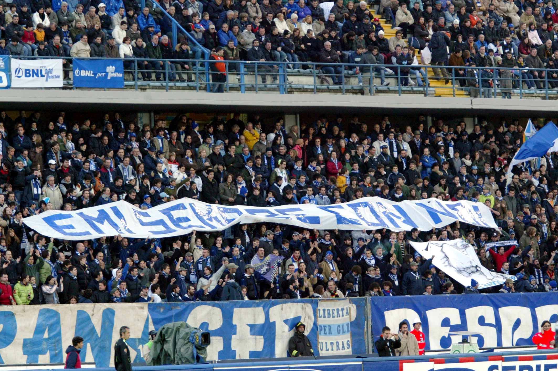 Tifosi dell'Empoli sugli spalti