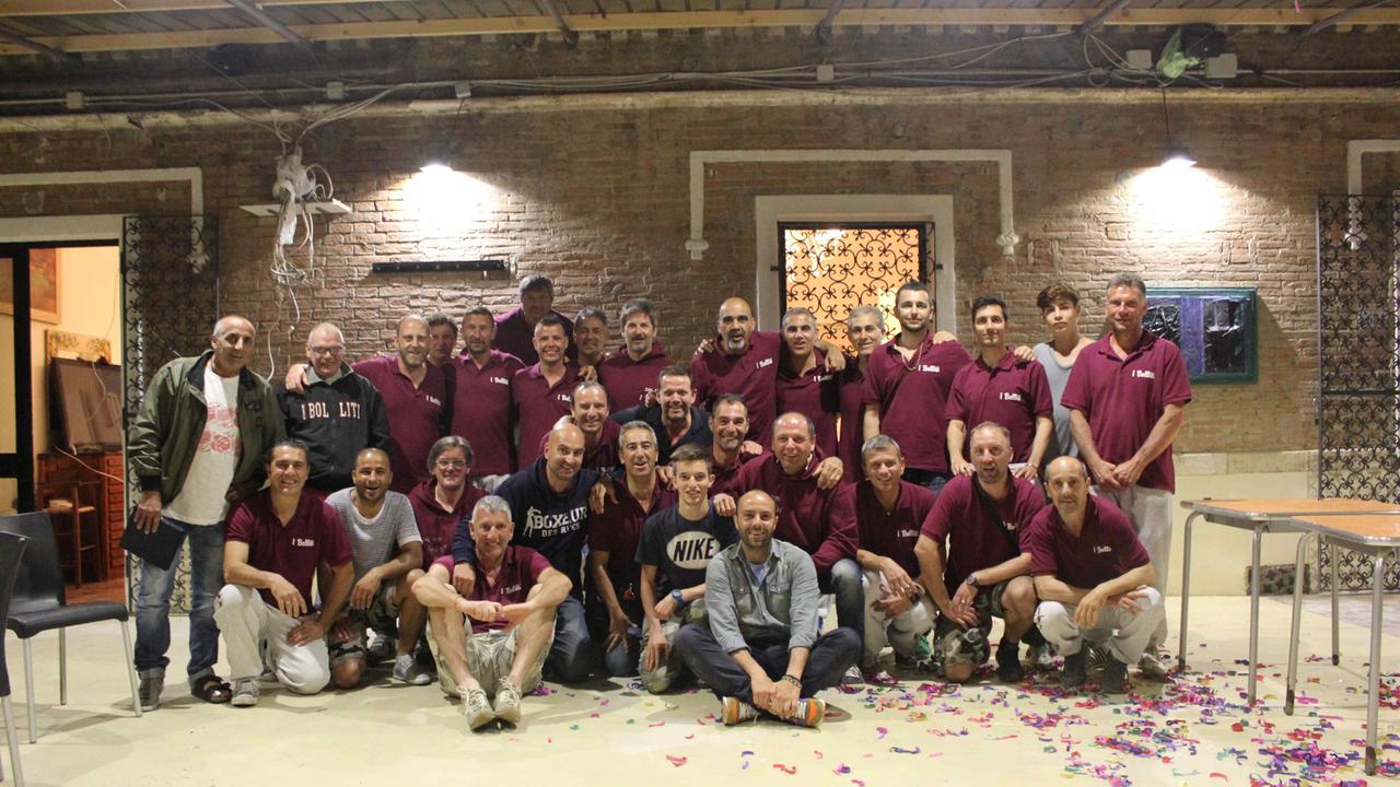 Il team dei "Bolliti" di Rosignano