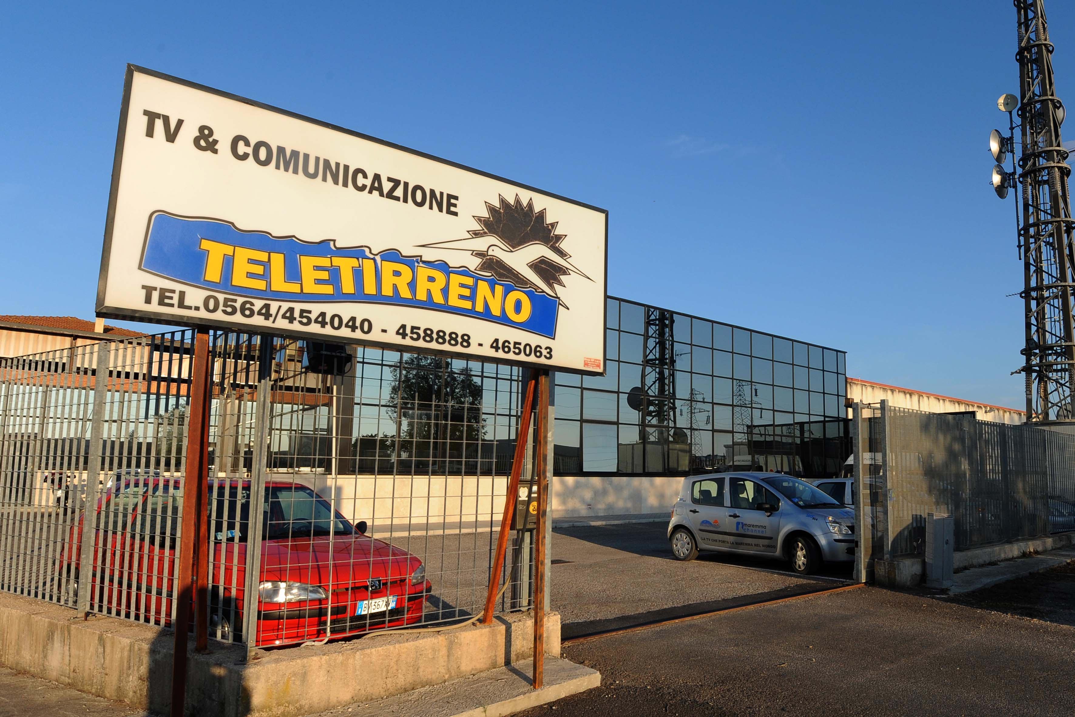 La sede grossetana di Teletirreno (foto Agenzia Bf)