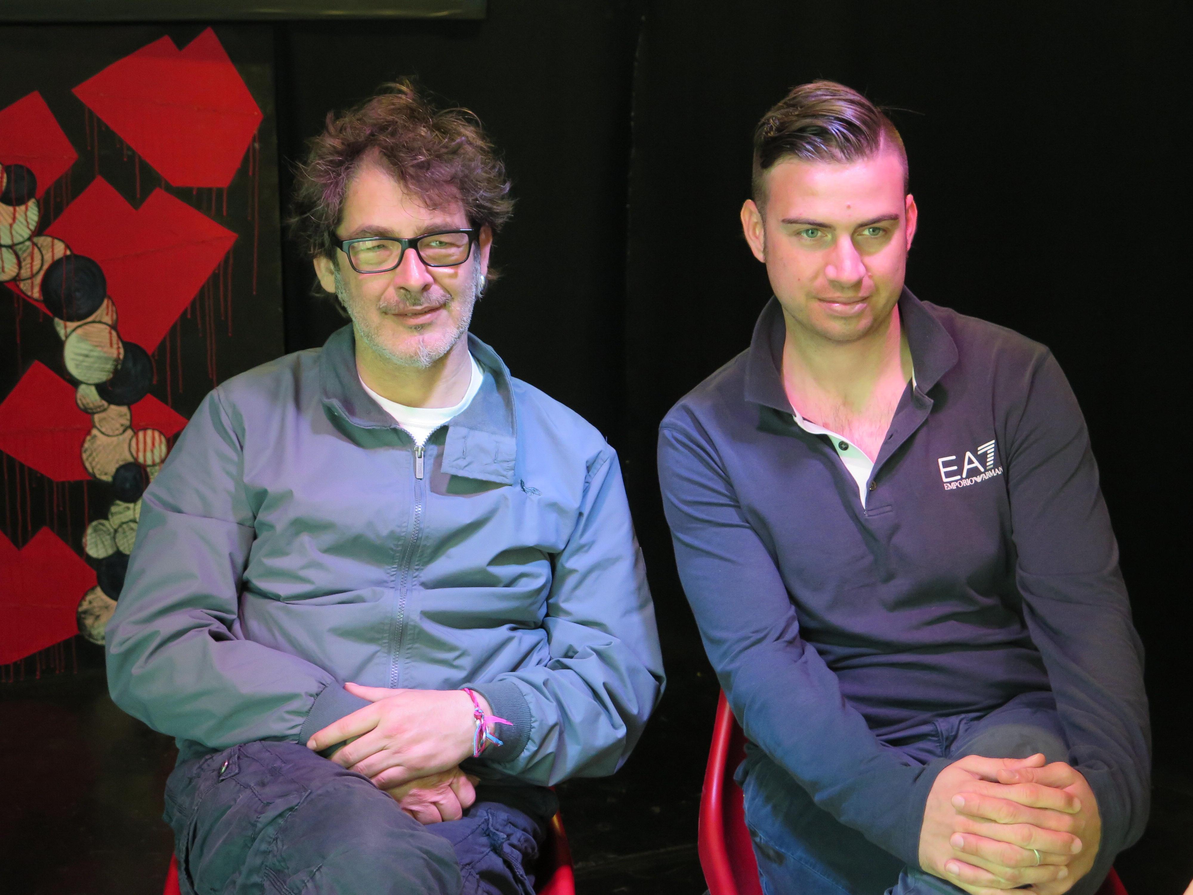 Luca Nesti (oganizzatore Giugno Aglianese) e Luca Benesperi (presidente comitato organizzatore del torneo)