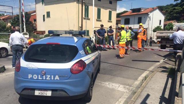 Il luogo dell'incidente (foto Nucci)