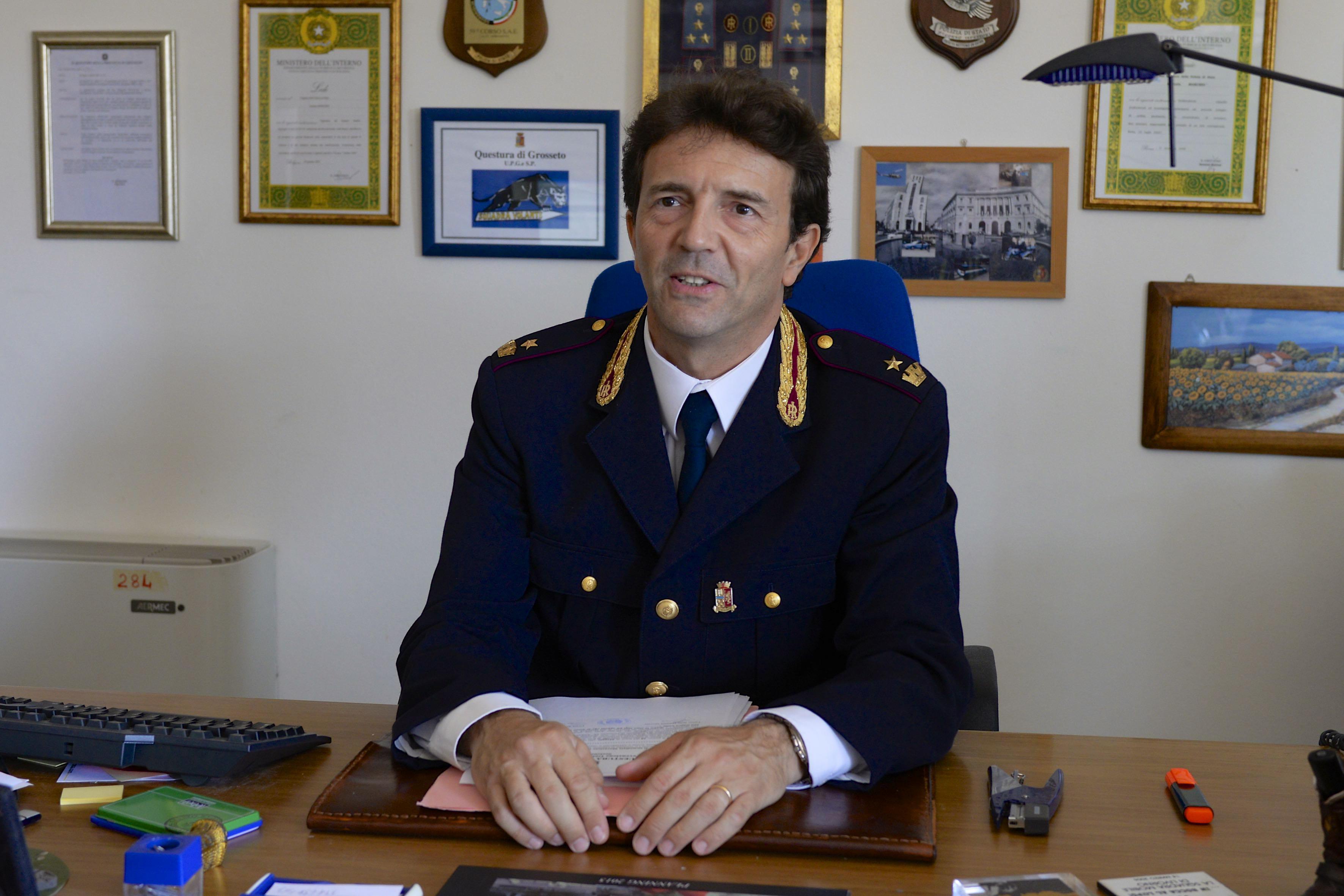 Il dirigente delle Volanti Antonio Marchiò (foto Bf)