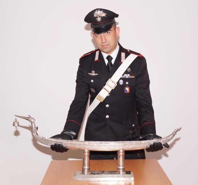 La nave sequestrata dai  carabinieri di Orbetello