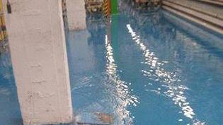 Acqua anche in uno stabilimento della Vm