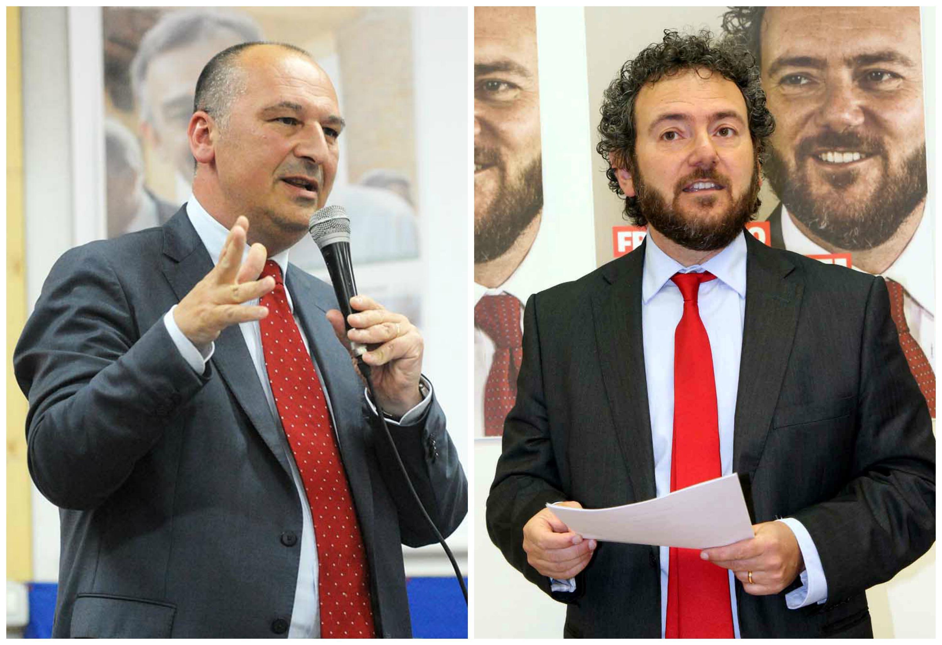 Gianni Anselmi e Francesco Gazzetti, candidati Pd
