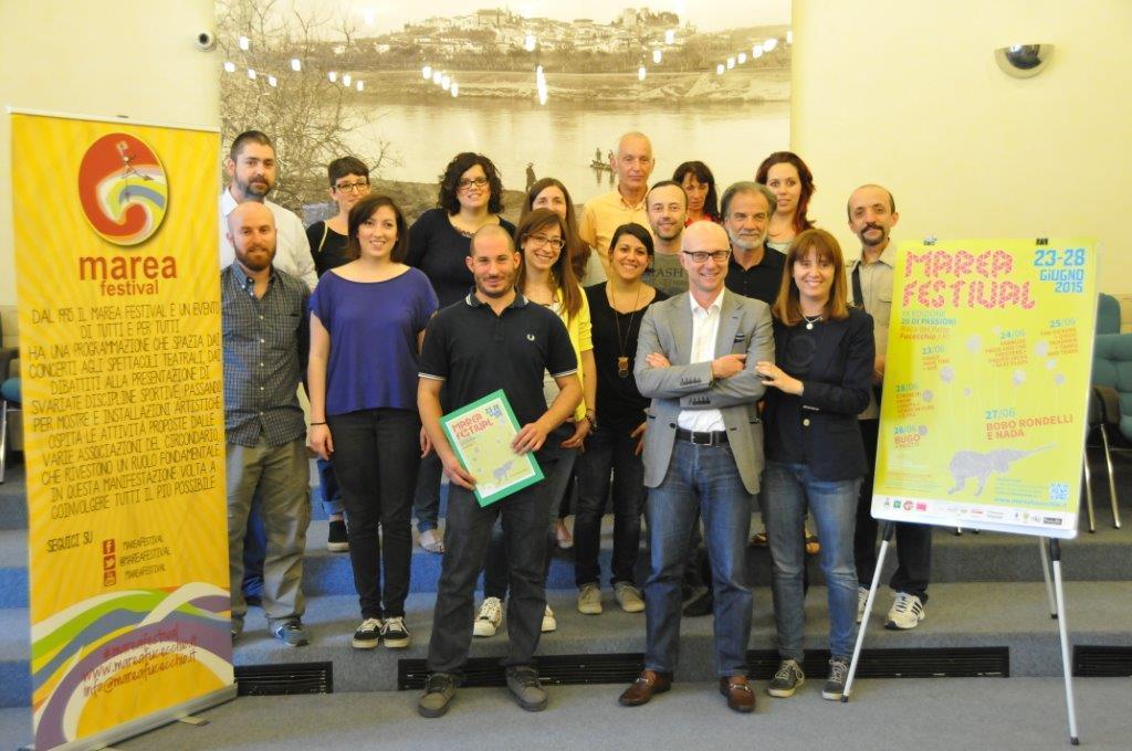 Gli organizzatori del festival Marea