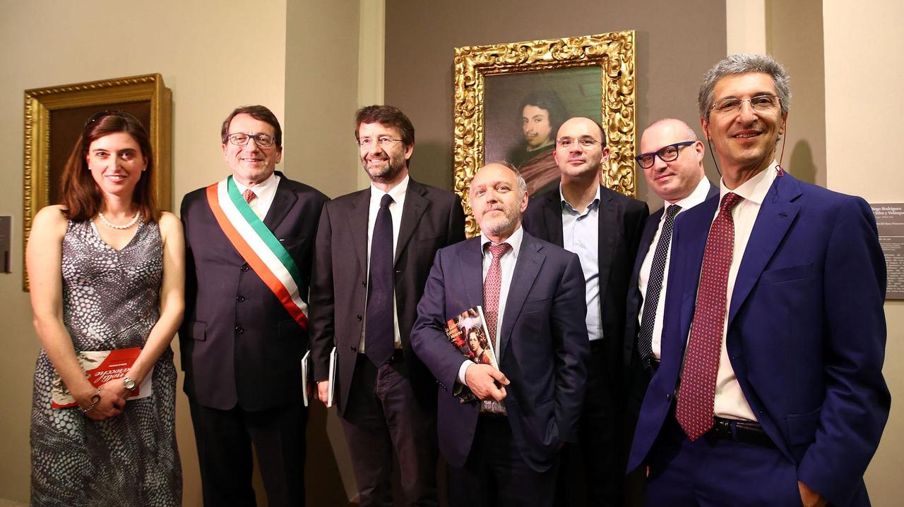 Il ministro Franceschini e il sindaco Tagliani alla Galleria Estense