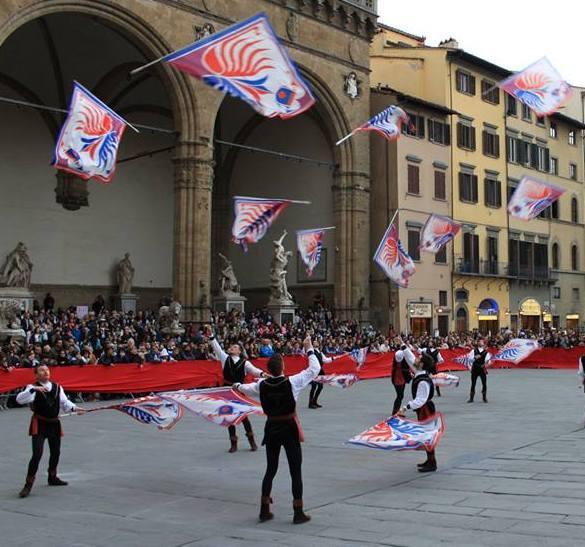 Gara nazionale tra musici e sbandieratori