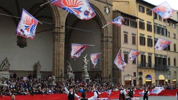 Gara nazionale tra musici e sbandieratori