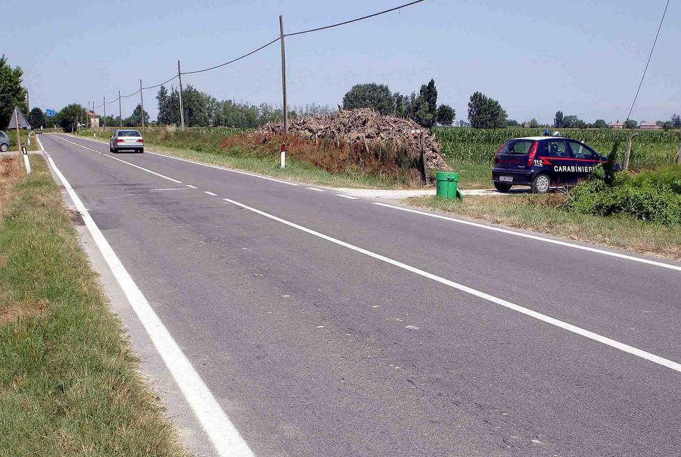 La via Alta che collega Copparo a Jolanda di Savoia