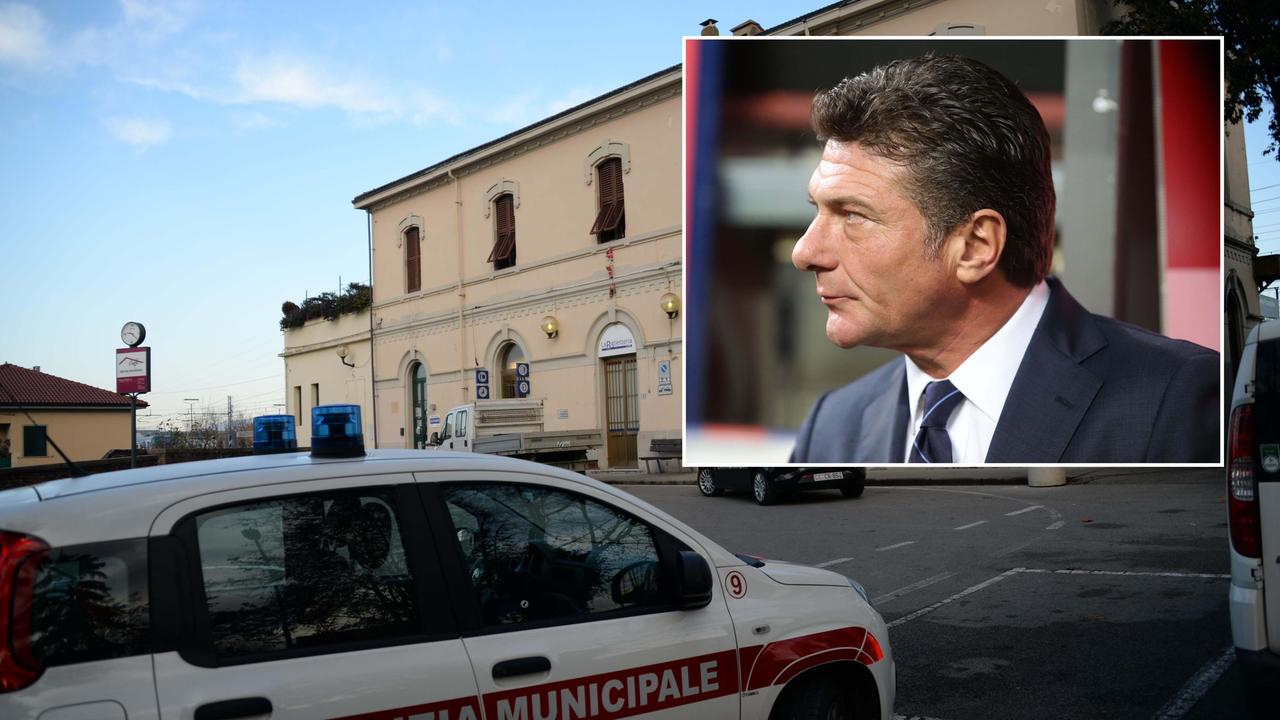 L’allenatore Walter Mazzarri multato dal vigile interista