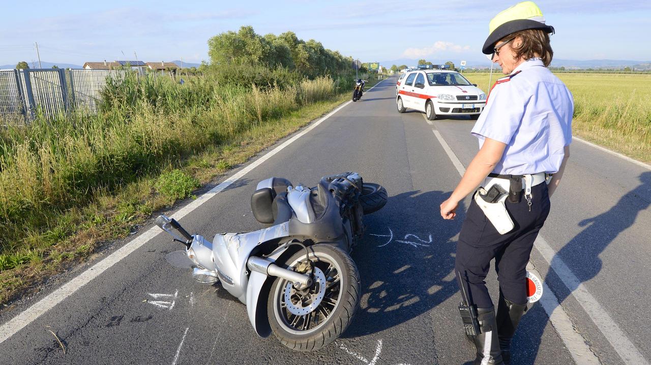 I rilievi dell'incidente sulle Collacchie (foto Bf)