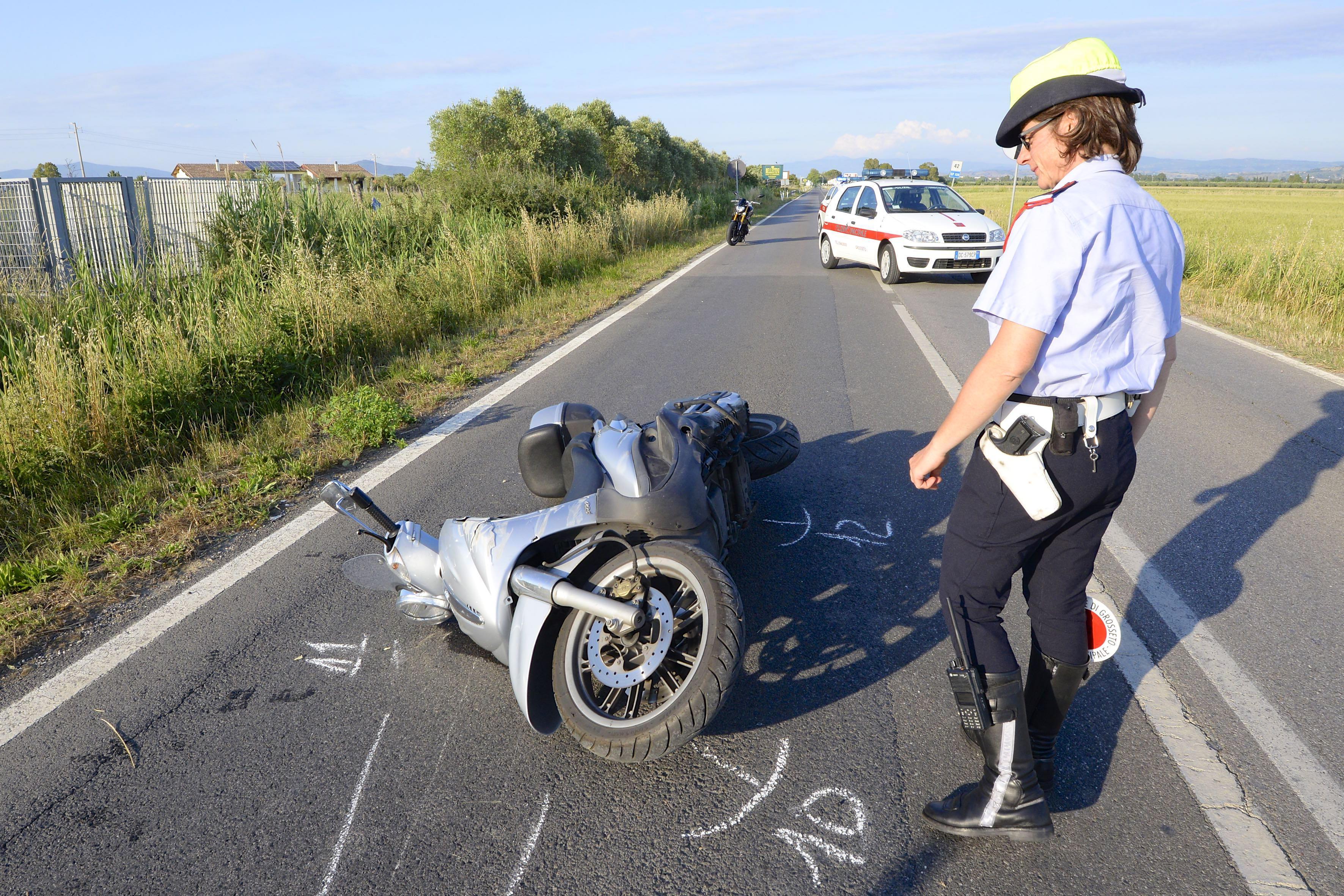 I rilievi dell'incidente sulle Collacchie (foto Bf)