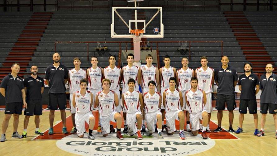 La squadra Under 19 del Pistoia Basket (foto Gori)