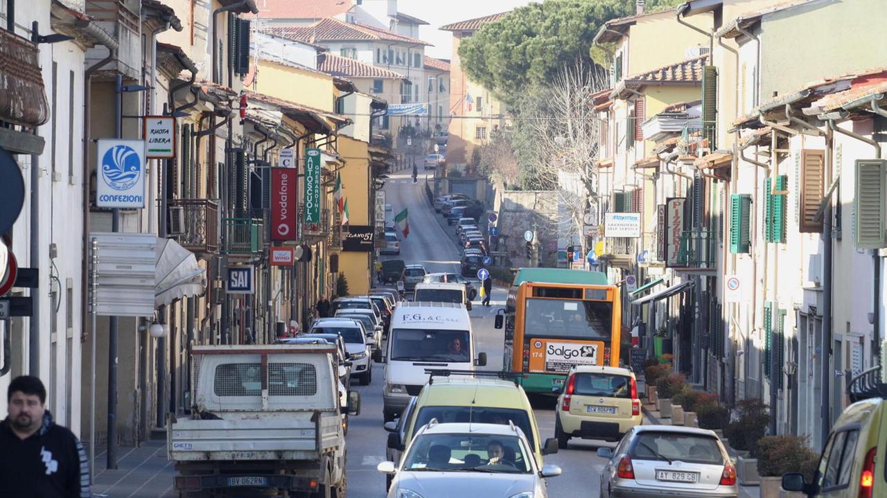 Via Vittroio Emanuele a Poggio a Caiano (foto Batavia)
