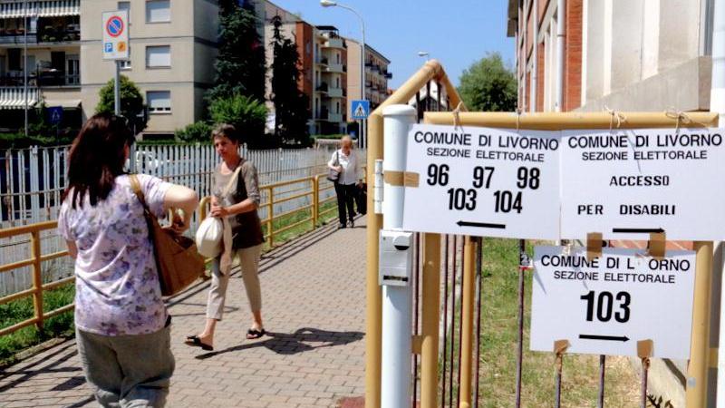 un seggio elettorale