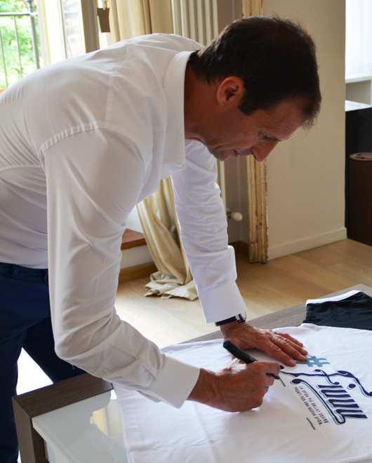 On line le maglie firmate Allegri per le cure palliative