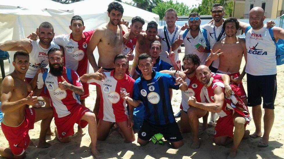Il Pisa Beach Soccer travolge Barletta: 10-4