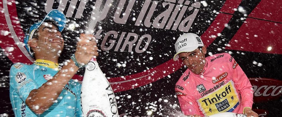 Rosa a Contador, ma la festa è per Aru 