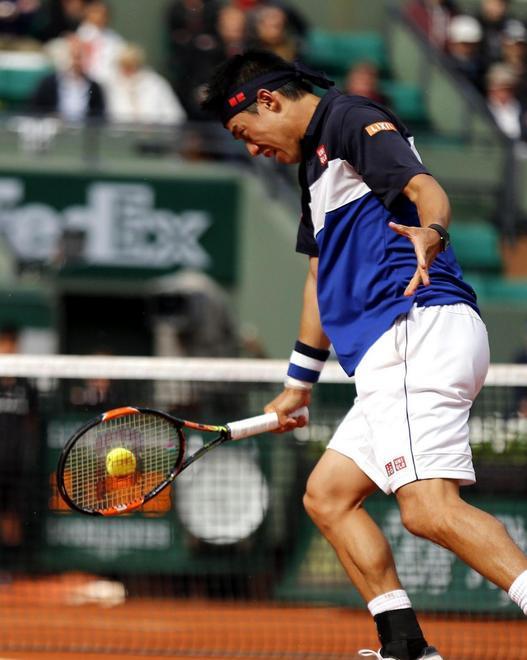 Il giapponese Kei Nishikori fra i migliori 8 del Roland Garros