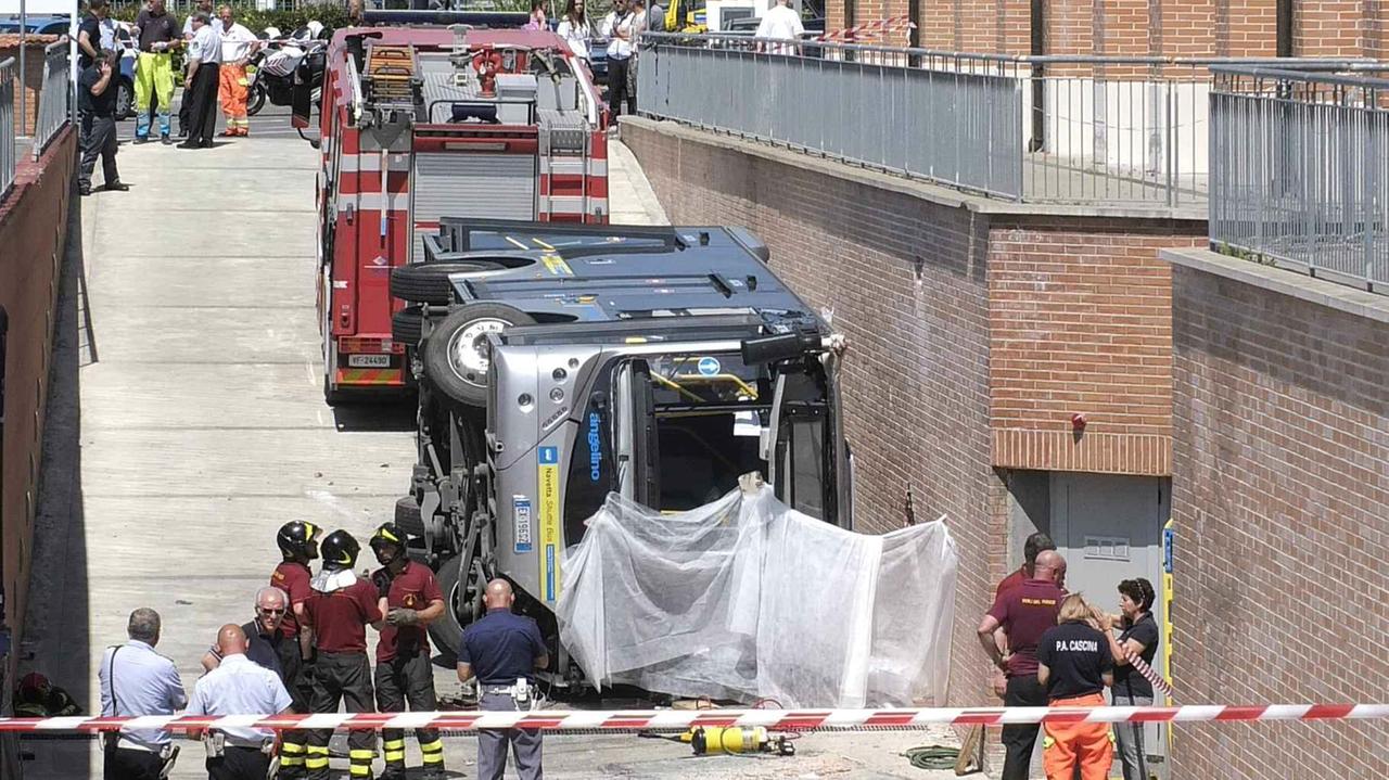 La navetta dopo il volo mortale