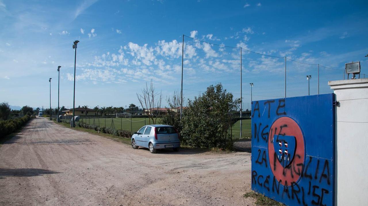 Il centro sportivo del Cagliari Calcio ad Assemini (foto Mario Rosas)