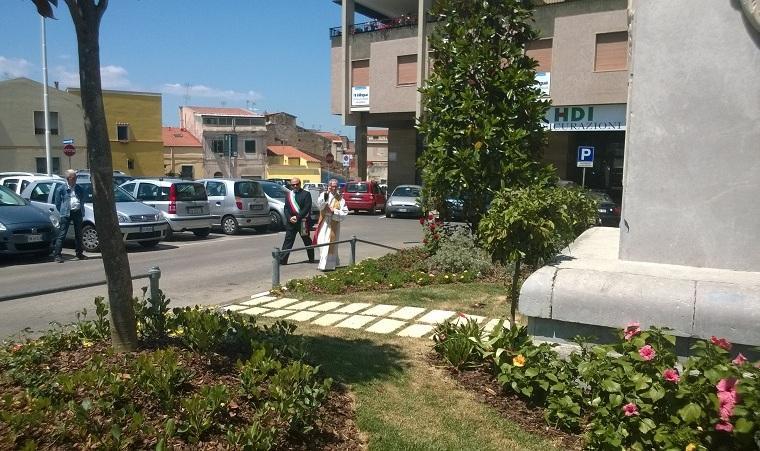 Benedizione per il nuovo giardino 