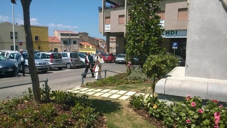 Benedizione per il nuovo giardino