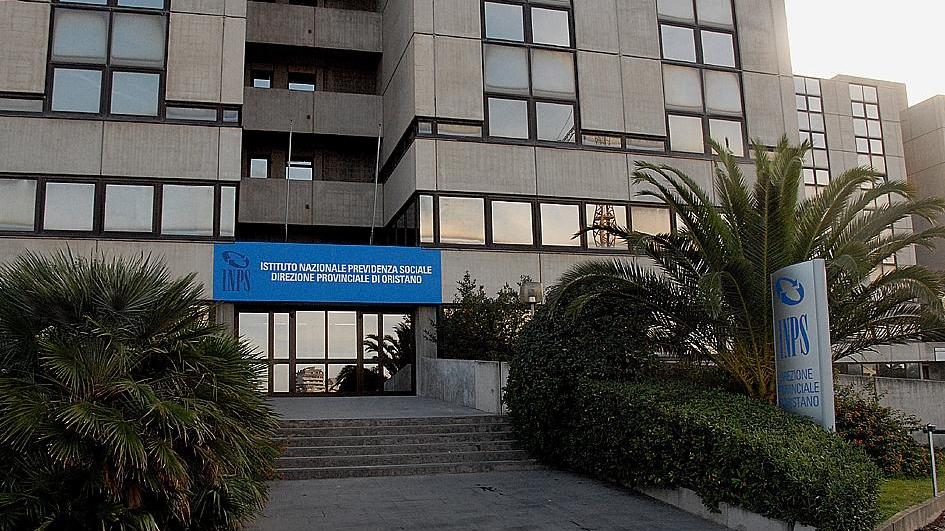 Gli uffici dell'Inps di Oristano