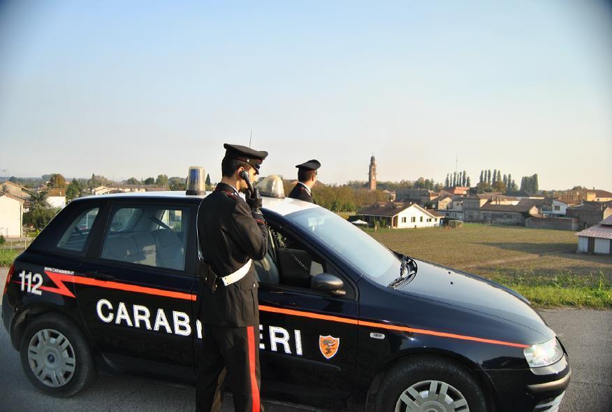 I carabinieri hanno arrestato l'uomo