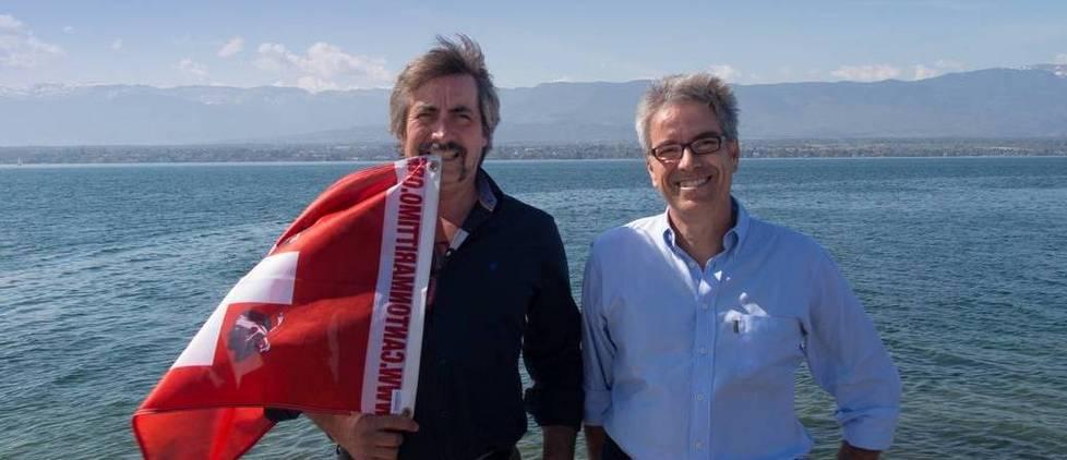 Andrea Caruso ed Enrico Napoleone in una foto tratta dal Wall Street Journal