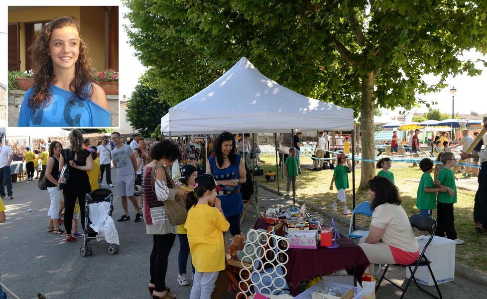 Paese in festa per ricordare Valeria 