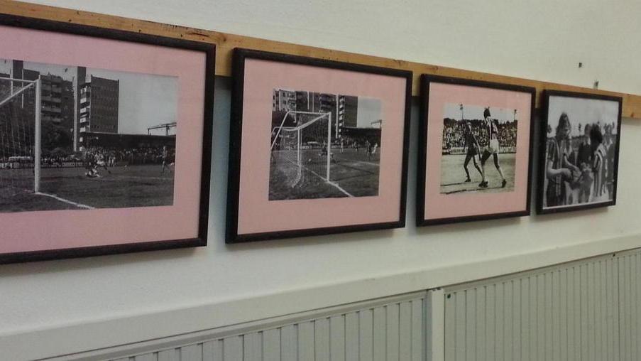 Le foto di Juve-Piombino esposte al quartiere