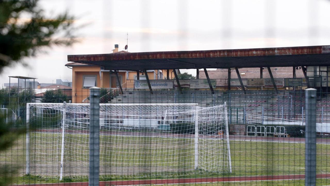 Lo stadio Strulli di Monsummano