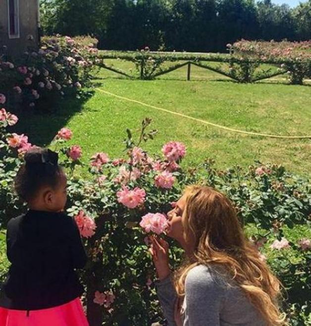 Beyoncé con figlia a San Guido