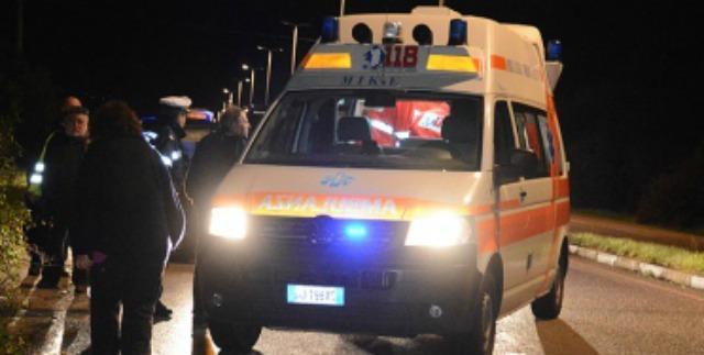 Un'ambulanza del 118