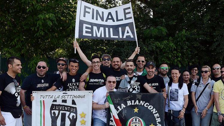 Tifosi modenesi da Modena a Berlino per assistere alla finale di Champions
