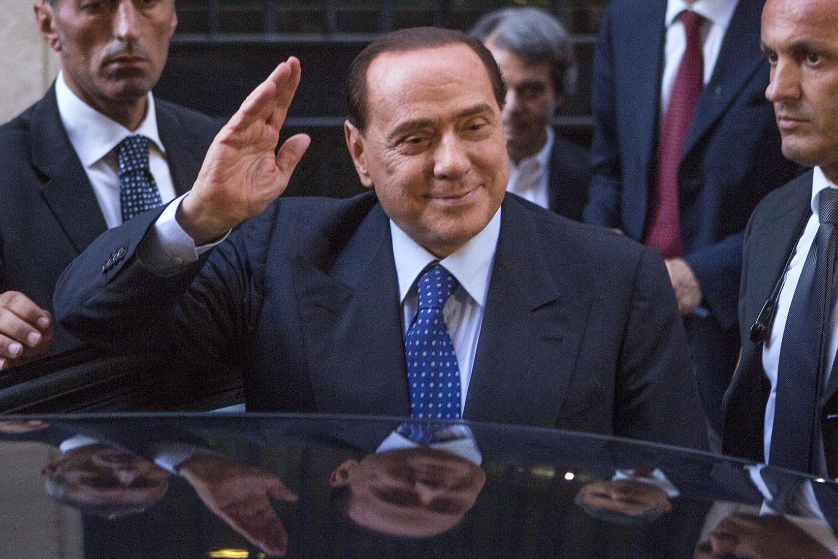 Berlusconi al Pontile di Tonfano per sostenere Mallegni 