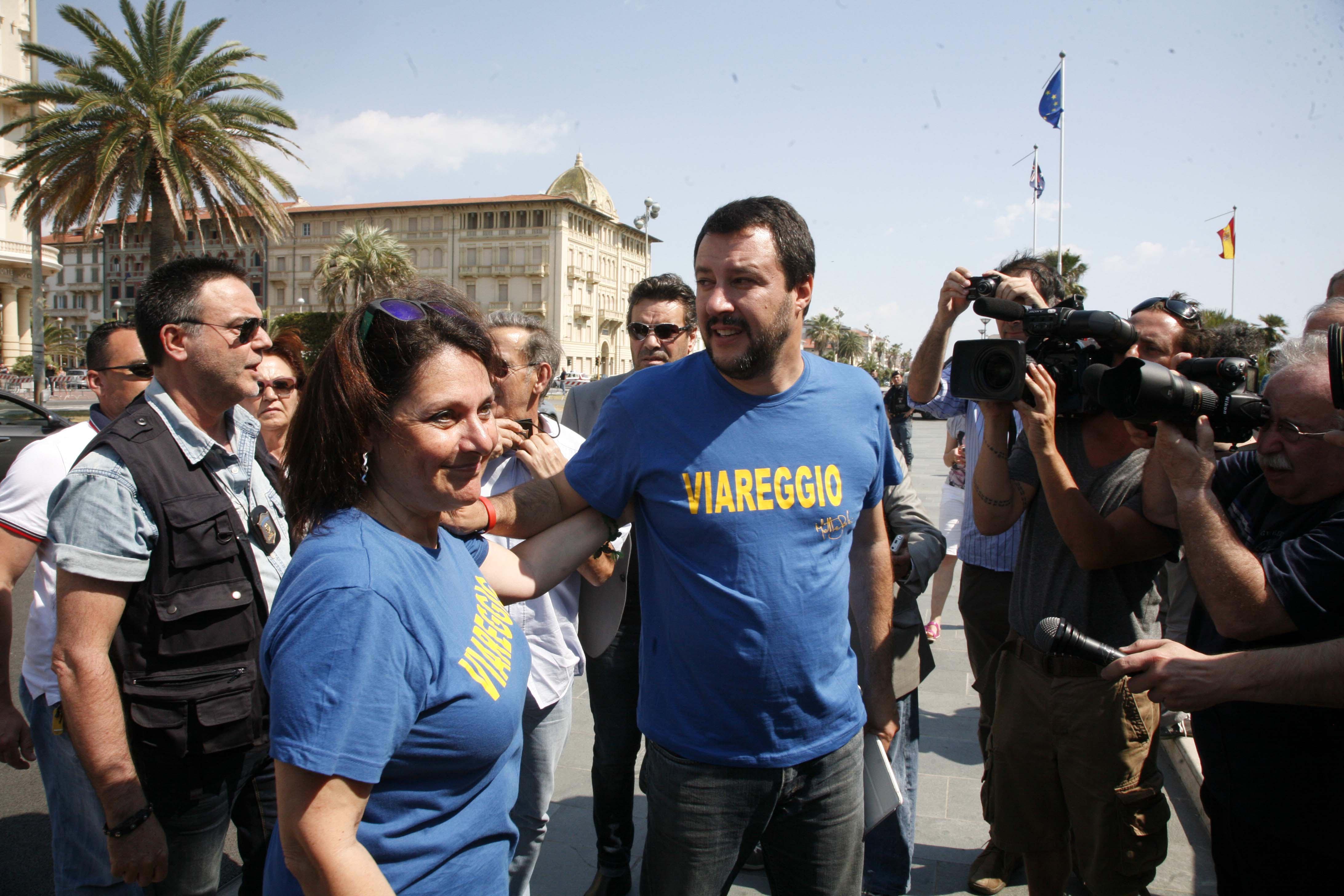 Matteo Salvini a Viareggio