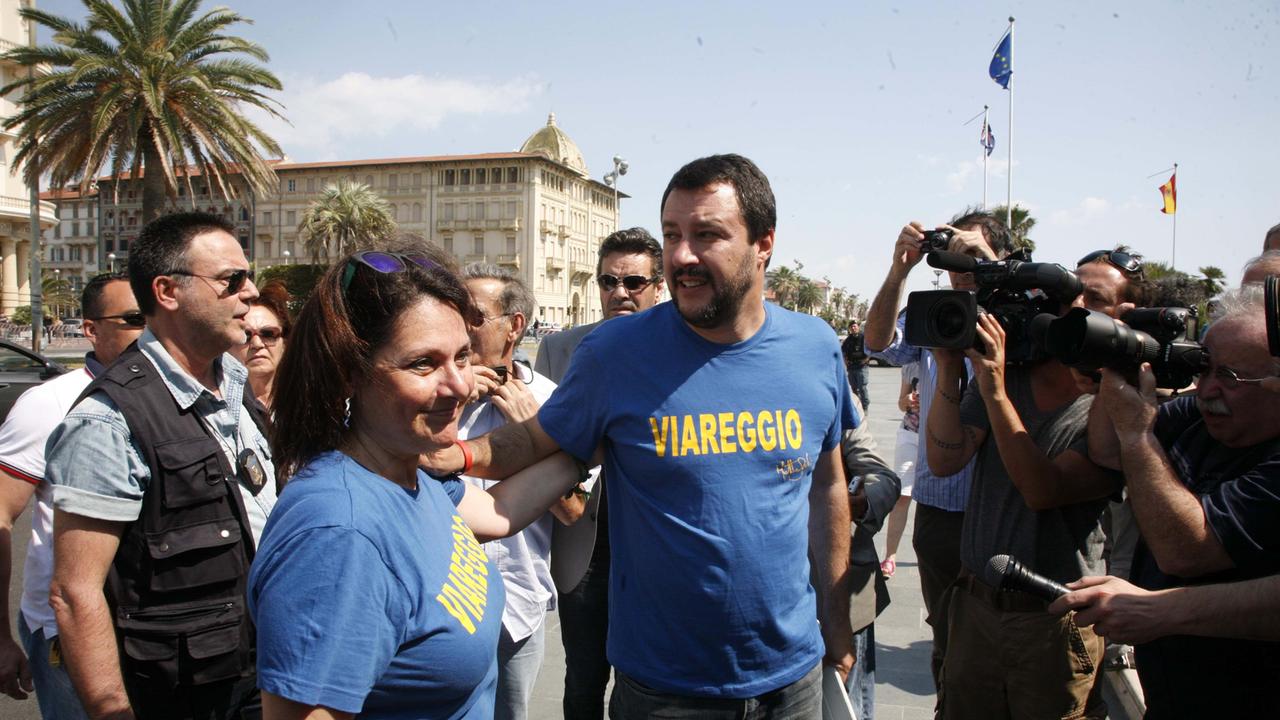 Matteo Salvini a Viareggio