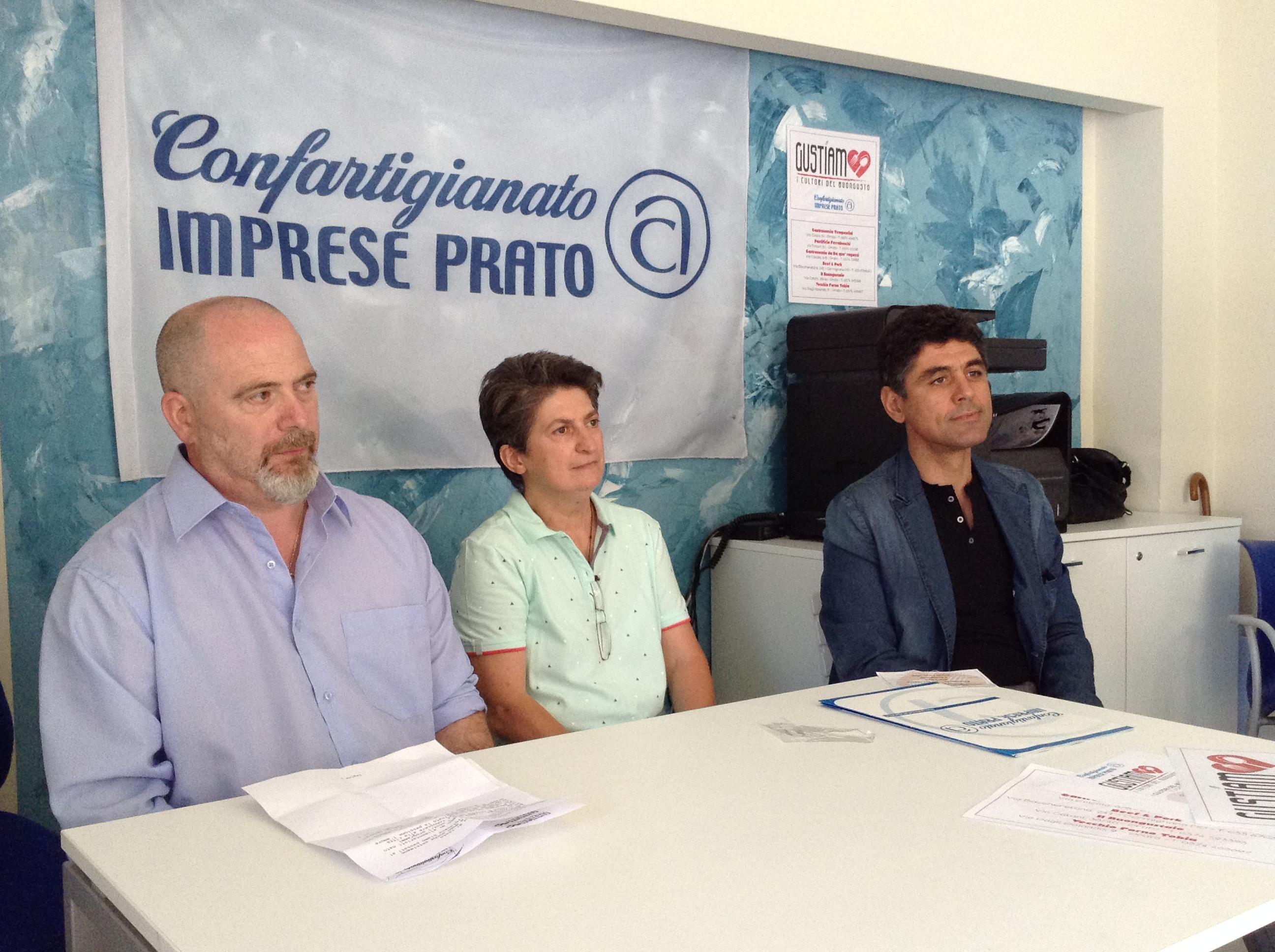 Da destra Stefano Crestini, Patriza Ferraboschi e Marco Matteucci