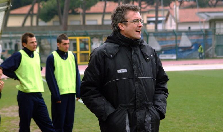 Carlo Caramelli sulla panchina della Cuoiopelli